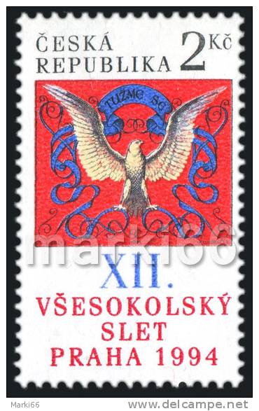 Czech Republic - 1994 - 12th Pan Sokol Rally, Prague - Mint Stamp - Neufs