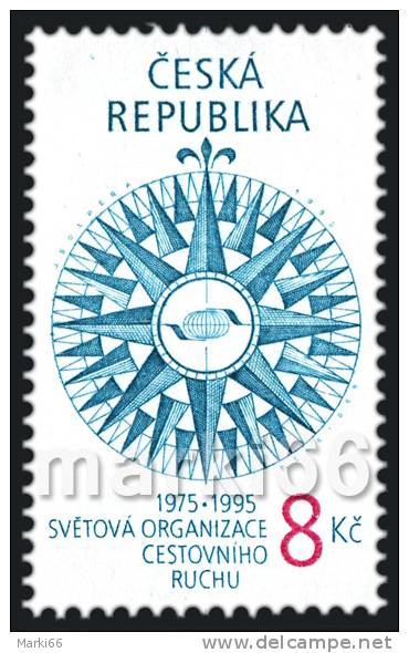 Czech Republic - 1995 - 20th Anniversary Of World Tourism Organisation - Mint Stamp - Unused Stamps