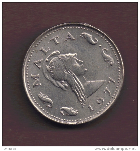 MALTA 2 CENTS 1977 - Malte