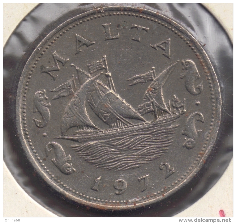 MALTA 10 CENTS 1972 - Malte