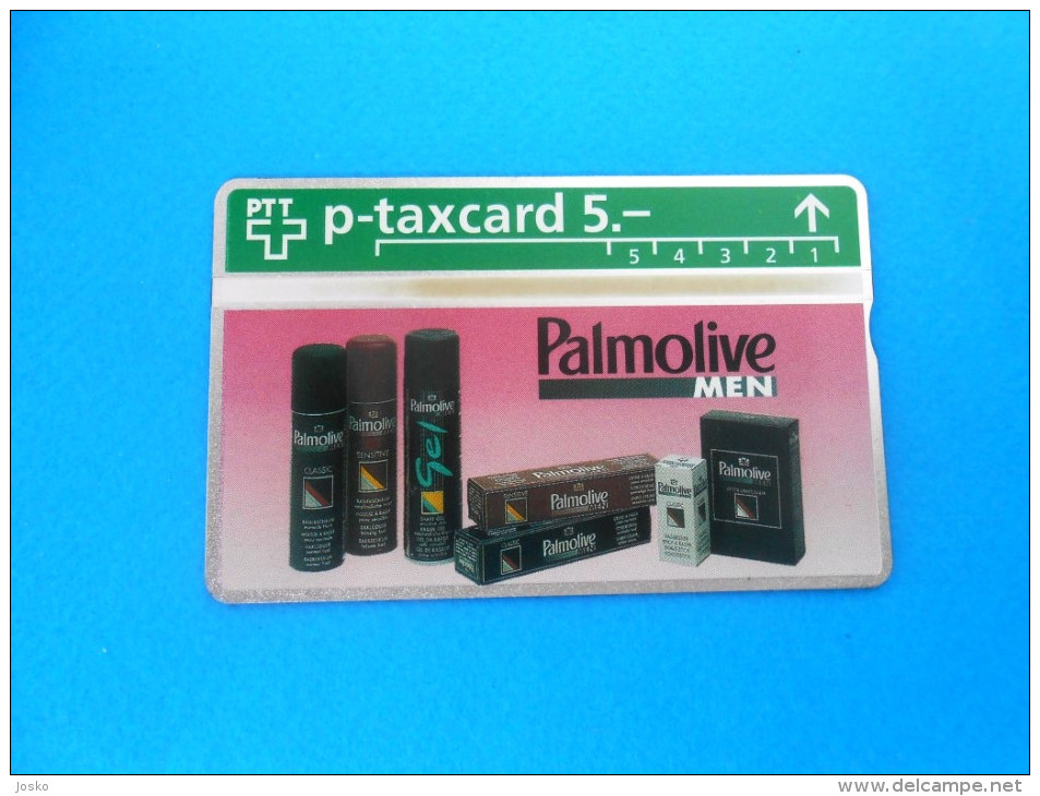 PALMOLIVE Men - Cosmetics Cosmetique Produits De Beauté ( Switzerland Card ) Carte Suisse Schweiz Svizzera Swiss - Switzerland