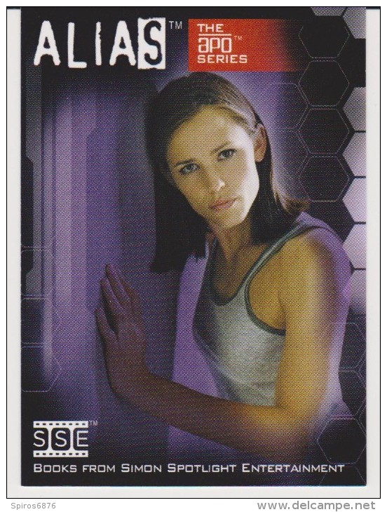 Inkworks Promo Card ALIAS TV Series 2004 JENNIFER GARNER As Sydney Bristow - Alias