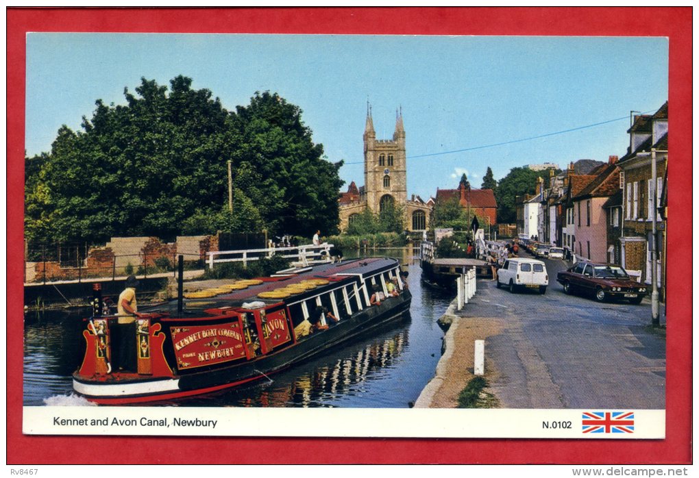 * Kennet And Avon Canal, NEWBURY - 1987 ( Automobiles Et Péniche ) - Autres & Non Classés