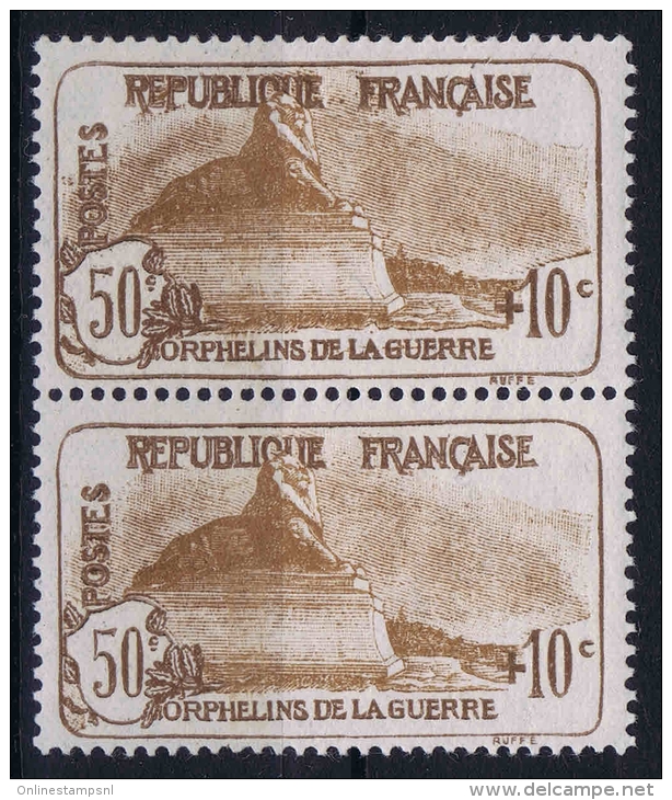 France 1926 Yvert 230  Paire  MNH/** /neuf - Neufs