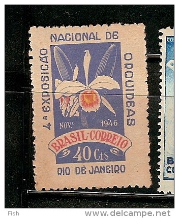 Brazil ** &  4º Expo Nacional De Orquideas, Rio De Janeiro 1946  (449) - Nuevos