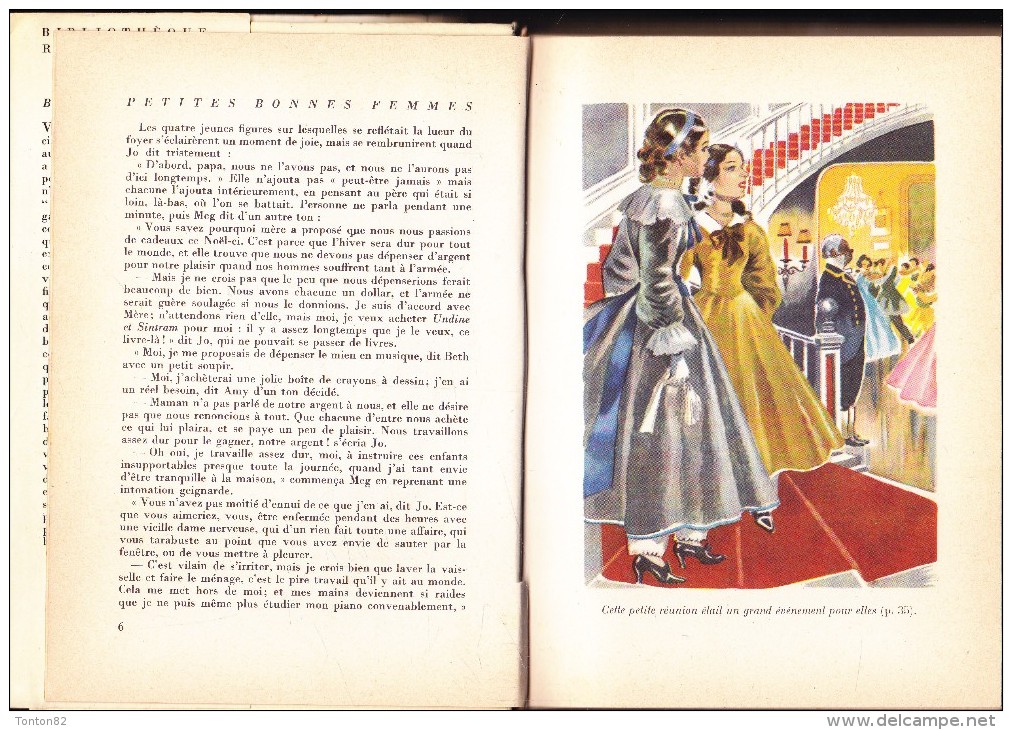 Louisa M. Alcott - Petites Bonnes Femmes - Rouge Et Or Souveraine - ( 1952 ) . - Bibliothèque Rouge Et Or