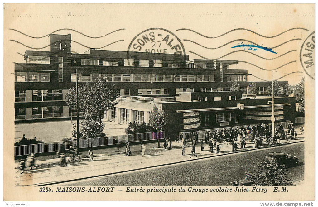 94 MAISON ALFORT   ENTREE PRINCIPALE DU GROUPE SCOLAIRE JULES FERRY  3234   EM - Maisons Alfort