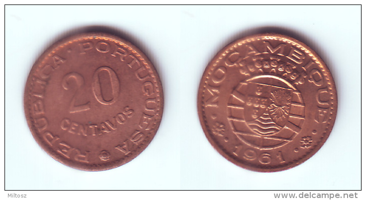 Mozambique 20 Centavos 1961 - Mosambik