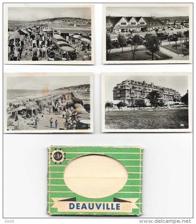 Deauville - Carnet De 10 Mini Cartes Noir Et Blanc (6,5x10 Cm) Dans Leur Pochette - Edition CAP - Deauville