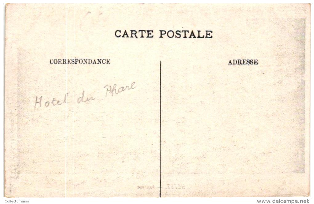 Heist   3 CPA  Avenue Gr Hôtel Du Phare       Oude Molen       Visserskapel 1905 - Heist