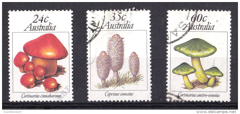 Australia 1981 Fungi 3 Values Used - Used Stamps