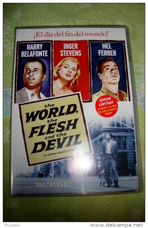 Dvd Zone 2 The World, The Flesh And The Devil 1957 L'Atelier 13 Vostfr - Sciences-Fictions Et Fantaisie