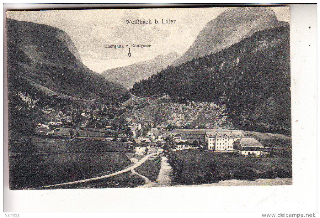 A 5093 WEISSBACH Bei Lofer, Panorama - Lofer