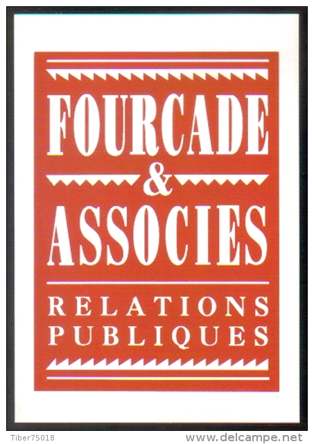 Carte Postale "Cart'Com" (1994) - Fourcade & Associés - Relations Publiques - Suresnes - Advertising