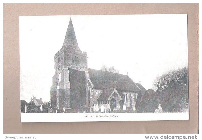 Dallington Church Near Heathfield & Burwash SUSSEX   POSTCARD - Sonstige & Ohne Zuordnung