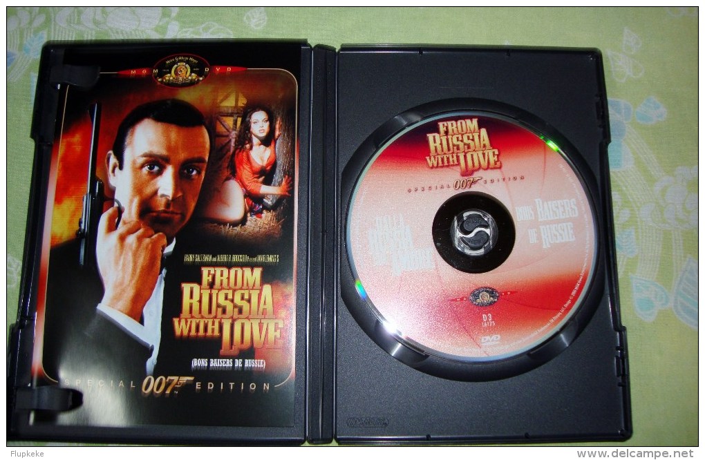 Dvd Zone 2 James Bond From Rusia With Love Vostfr + Vfr - Action & Abenteuer