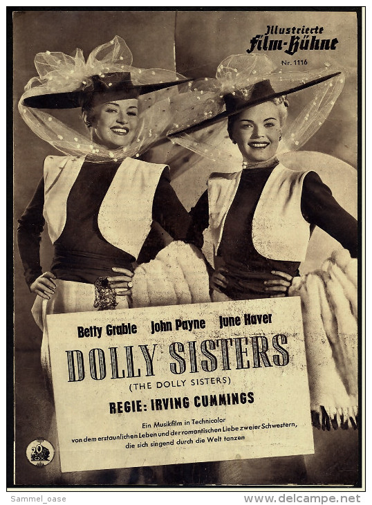 Illustrierte Film-Bühne  -  Dolly Sisters  -  Mit Betty Grable , John Payne  -  Filmprogramm Nr. 1116 Von Ca. 1949 - Zeitschriften