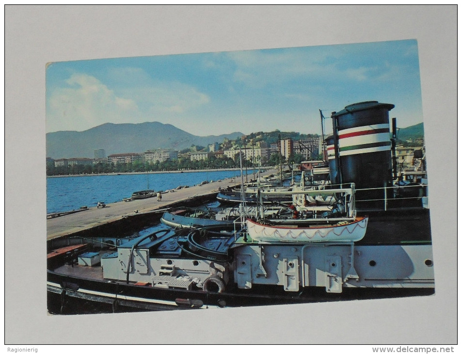 LA SPEZIA - Molo Italia - Anni 70 - Nave - La Spezia