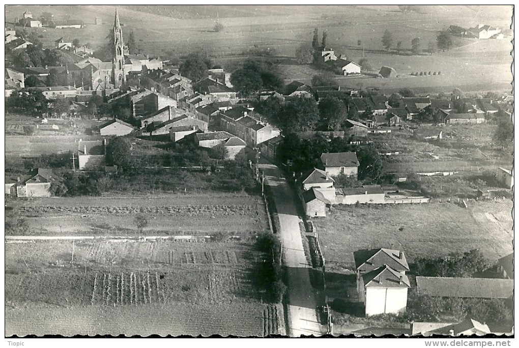 Bon - Encontre      (  47  )   Vue Aérienne   (  Mairie   -  Ecole  )   Et  Rue  Principale    -  Carte S.m - - Bon Encontre