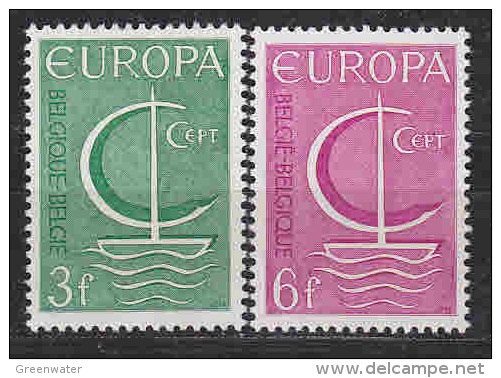 Europa Cept 1966 Belgium 2v ** Mnh (LT611) - 1966