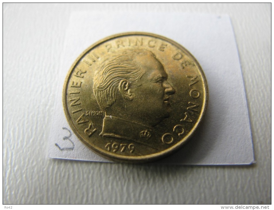 Monaco : Rainier III :  5 Centimes 1979 : Petit Tirage (50 000 Ex) -  Rare - - 1960-2001 New Francs
