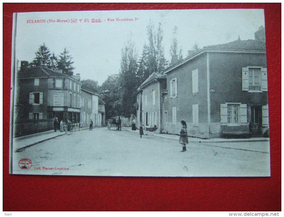 52 - ECLARON - RUE NAPOLEON 1er - Belle Animation - - Eclaron Braucourt Sainte Liviere