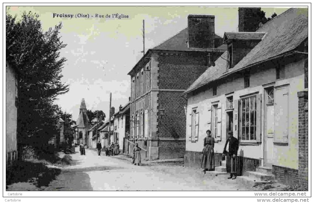 60 - FROISSY - Rue De L'Église - Très Animée - Froissy