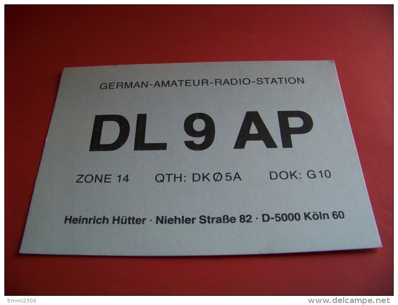 Germany    QSL   Karte  DL9AP   Radio      30.1.83    ( 14 ) - Radio