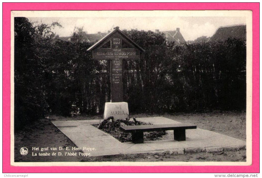 La Tombe De D. L´Abbé Poppe - Cimetière Paroissial De Moerzeke - NELS - Hamme