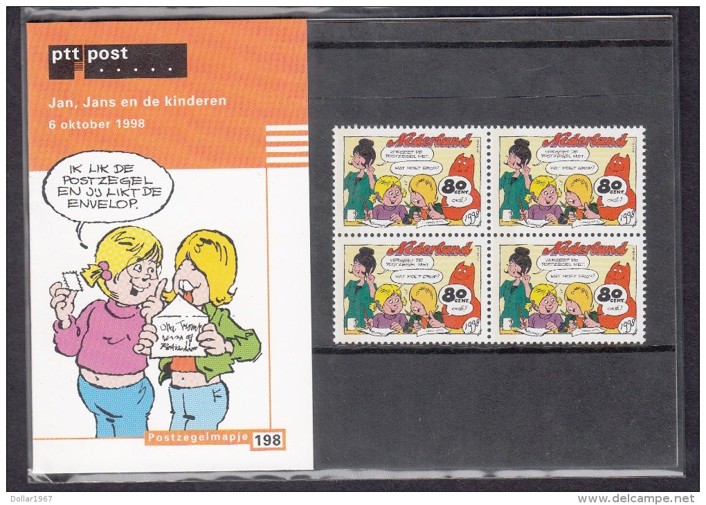 NETHERLANDS 6-10-1998  MAPJE 198  POSTFRIS MNH ** - Neufs