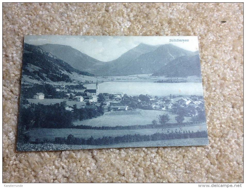 Schliersee Postkarte Ansichtskarte AK Litho 1905 Gelaufen - Schliersee