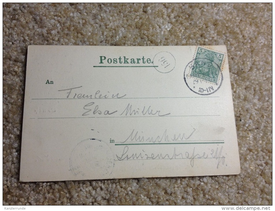 Biberach Postkarte Ansichtskarte AK Um 1900 Gelaufen Gruss Aus Dem Schwarzwald - Biberach