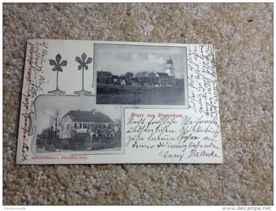 Stammham Postkarte Ansichtskarte AK 1904 Gelaufen Gruss Aus  Bei Eichstätt - Eichstätt