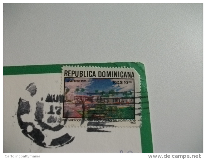 STORIA POSTALE FRANCOBOLLO COMMEMORATIVO Republica Dominicana Playa Bavaro Higuey - Repubblica Dominicana