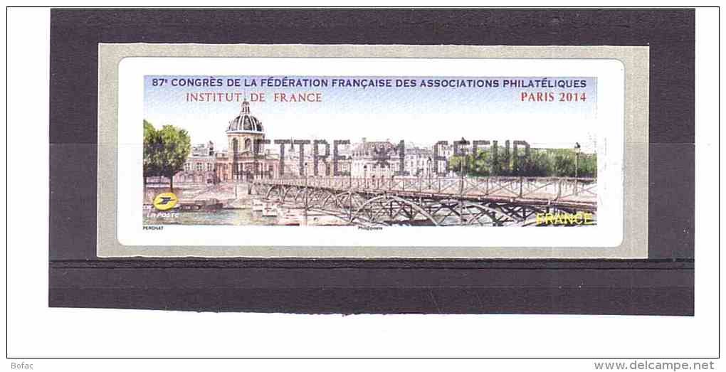 1146 **  YT Lisa 1  (institut De France )  *FRANCE*  25/47  279003064 - 2010-... Viñetas De Franqueo Illustradas