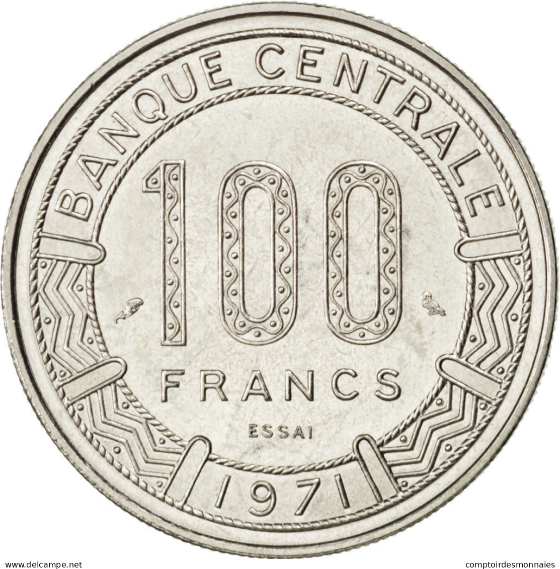 Monnaie, Cameroun, 100 Francs, 1971, Paris, SPL, Nickel, KM:E13 - Kameroen