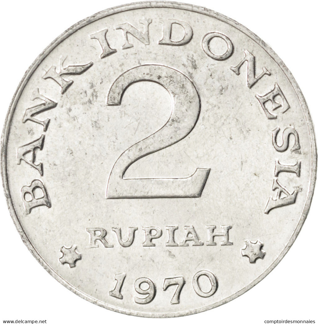 Monnaie, Indonésie, 2 Rupiah, 1970, SUP, Aluminium, KM:21 - Indonésie