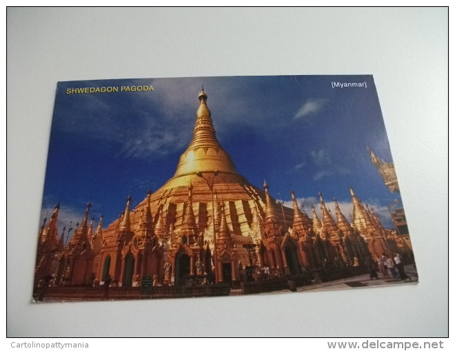 STORIA POSTALE FRANCOBOLLO COMMEMORATIVO Myanmar Shwedagon Pagoda - Myanmar (Burma)