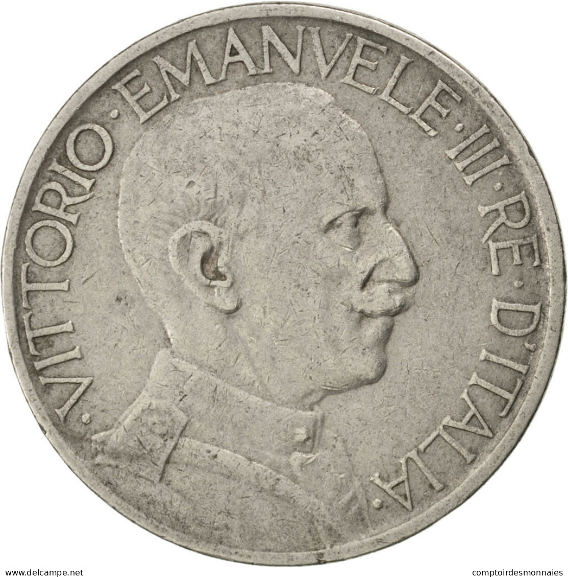 Monnaie, Italie, Vittorio Emanuele III, 2 Lire, 1925, TTB, Nickel, KM:63 - 1900-1946 : Victor Emmanuel III & Umberto II