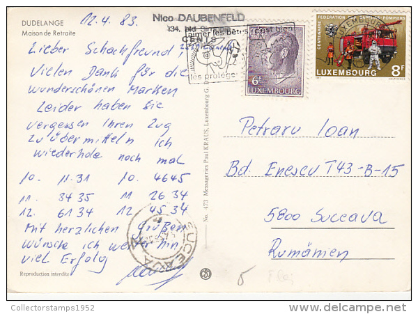 2856- DUDELANGE- RESTING HOUSE, POSTCARD - Dudelange