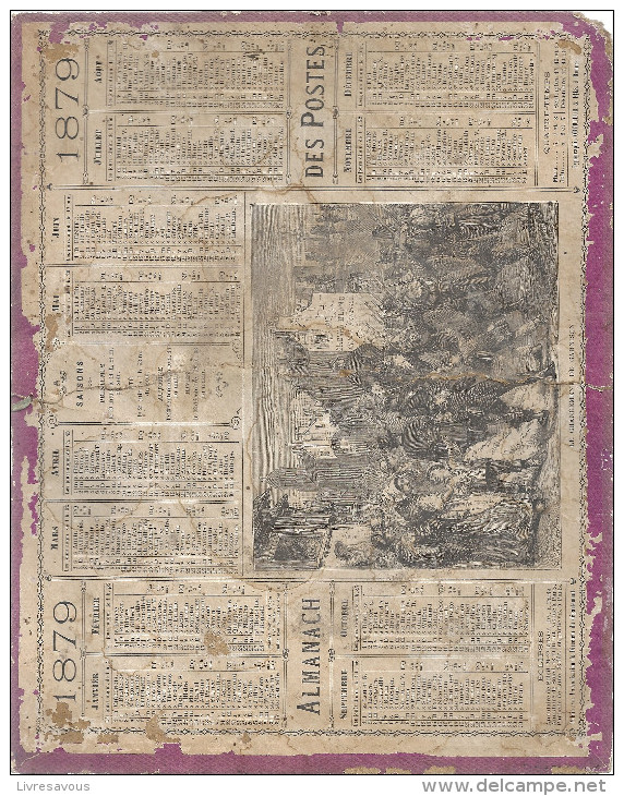 Almanach Des Postes De 1879 Le Changement De Garnison - Groot Formaat: ...-1900