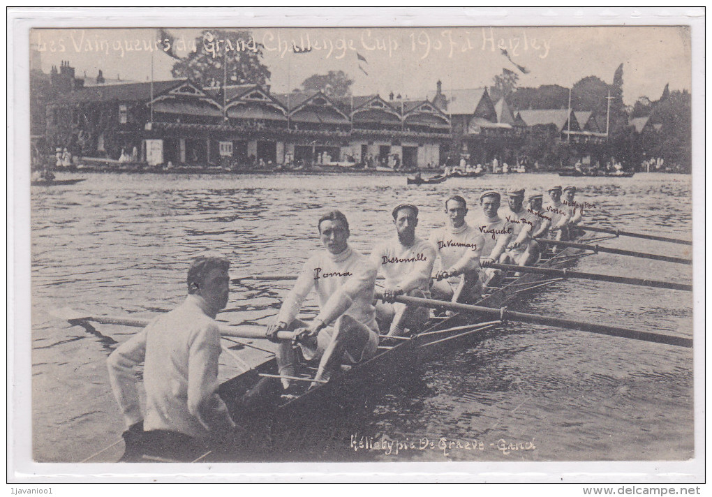 Gand, Gent, Grand Challenge Cup,1907, 2 Scans - Aviron