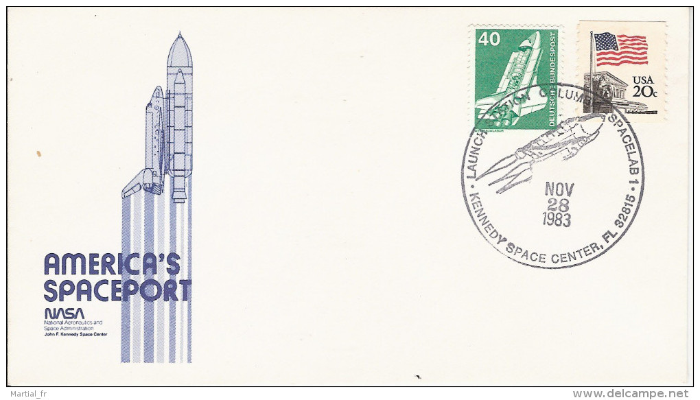 USA ESPACE SPACE WELTRAUM RAUMFAHRT KENNEDY SPACE CENTER LAUNCH SPACELAB 1 1983 SPACEPORT PORT ESPACE - Etats-Unis