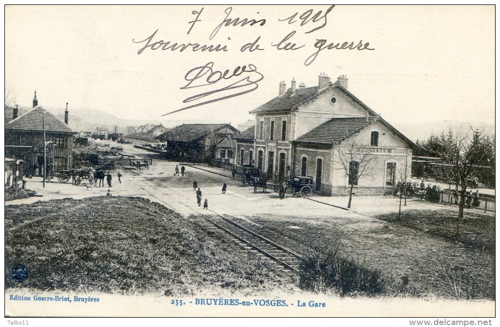 Bruyères En Vosges - La Gare - Bruyeres