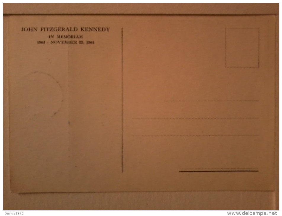 Cartolina  Ricordo Della Visita Del Presidente J.F. KENNEDY  Al PAPA PAULUS  P.P. VI. ( 22-11-64) - Receptions