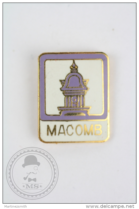 Macomb - Pin Badge #PLS - Ciudades