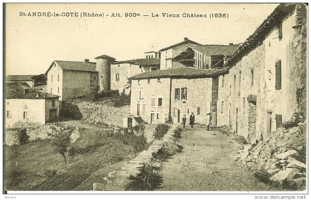 CPA SAINT-ANDRE-LA-COTE  Le Vieux-château 10917 - Saint-André-la-Côte