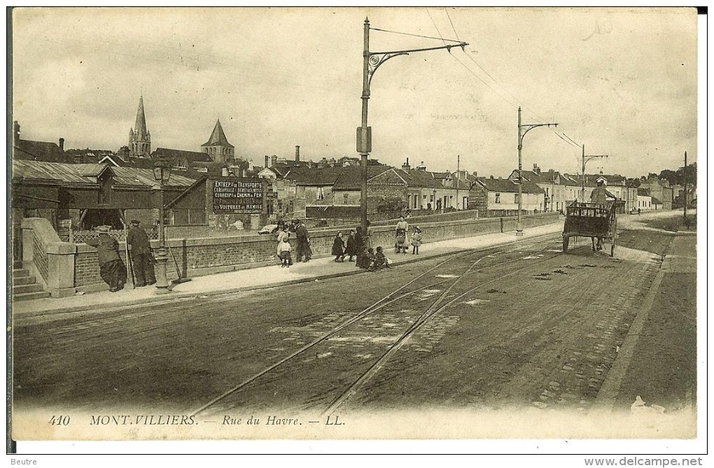 CPA  MONT-VILLIERS Rue Du Havre 10921 - Montivilliers