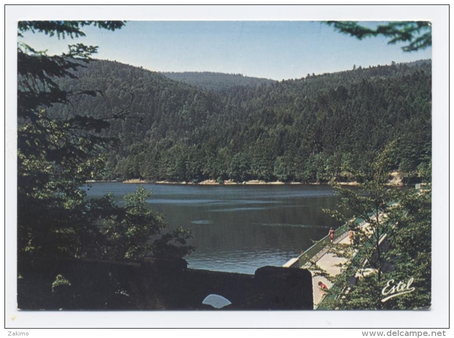 88 - VOSGES - LE LAC DE LA LAUCH-BARRAGE -TBB -RECTO/VERSO--C1 - Autres & Non Classés