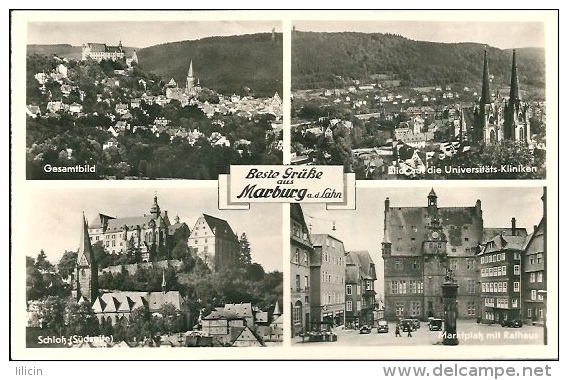 Postcard RA001206 - Germany (Deutschland) Hesse Marburg An Der Lahn - Marburg